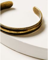 Shyanne Women's Silver & Gold 3-piece Cuff Bracelet Set