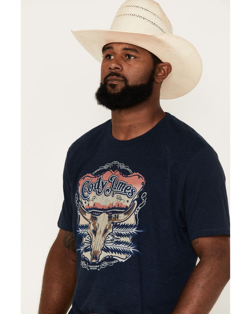 Cody James Men's Longhorn Graphic Short Sleeve T-Shirt