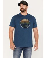 Brothers & Sons Men's Mountain Range Circle Graphic T-Shirt