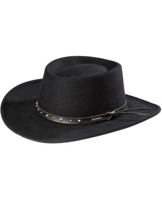 Stetson Black Hawk Crushable Wool Hat