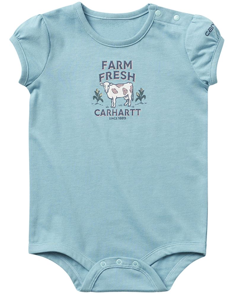 Carhartt Infant Girls' Farm Fresh Print Onesie
