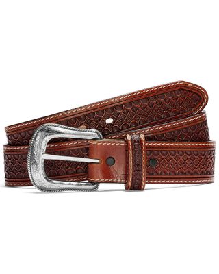 Adjustable Faux Textured-Leather Belt for Women (1.5-inch)