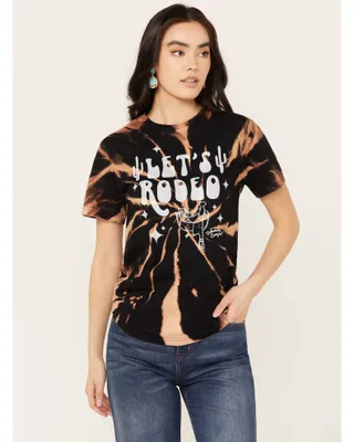 Bohemian Cowgirl Women's Let's Rodeo Short Sleeve Graphic Tee