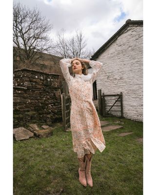 Idyllwind Women's Floral Print Midi Dress
