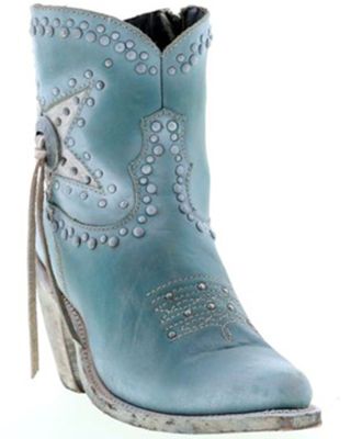 Liberty Black Women's Dolores Studded Western Boots - Snip Toe