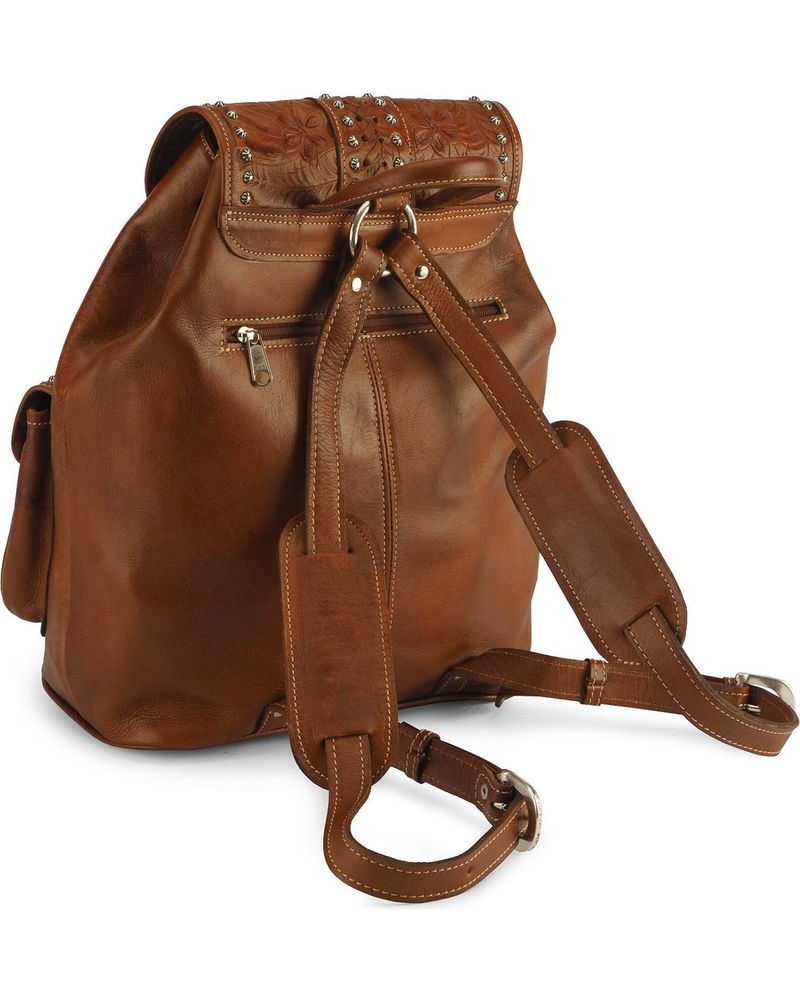 American West Leather Backpack