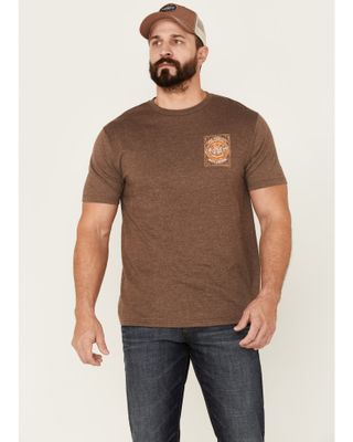 Moonshine Spirit Men's Brown Pure Tennessee Graphic T-Shirt