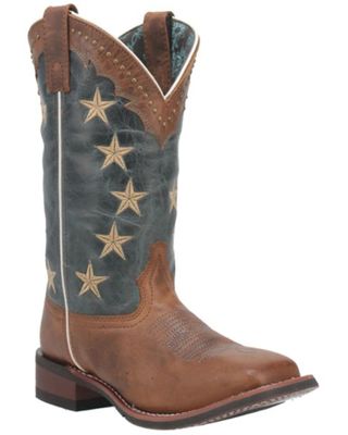 Laredo Women's Early Star Western Performance Boots - Broad Square Toe