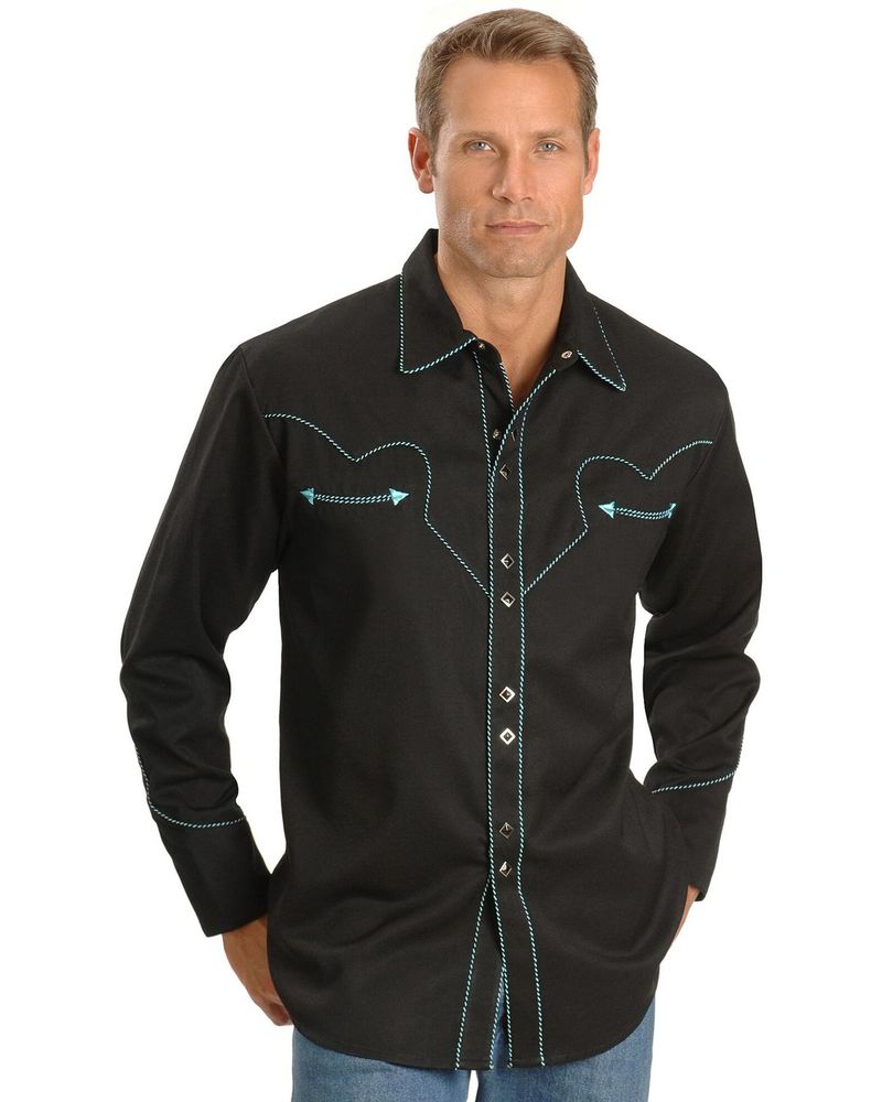 Scully Men's Long Sleeve Western Shirt