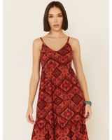 Shyanne Women's Chili Tile Dress