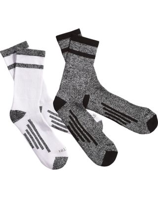 Justin Men's JUSTDRY Half Cushion 2-Pair Socks