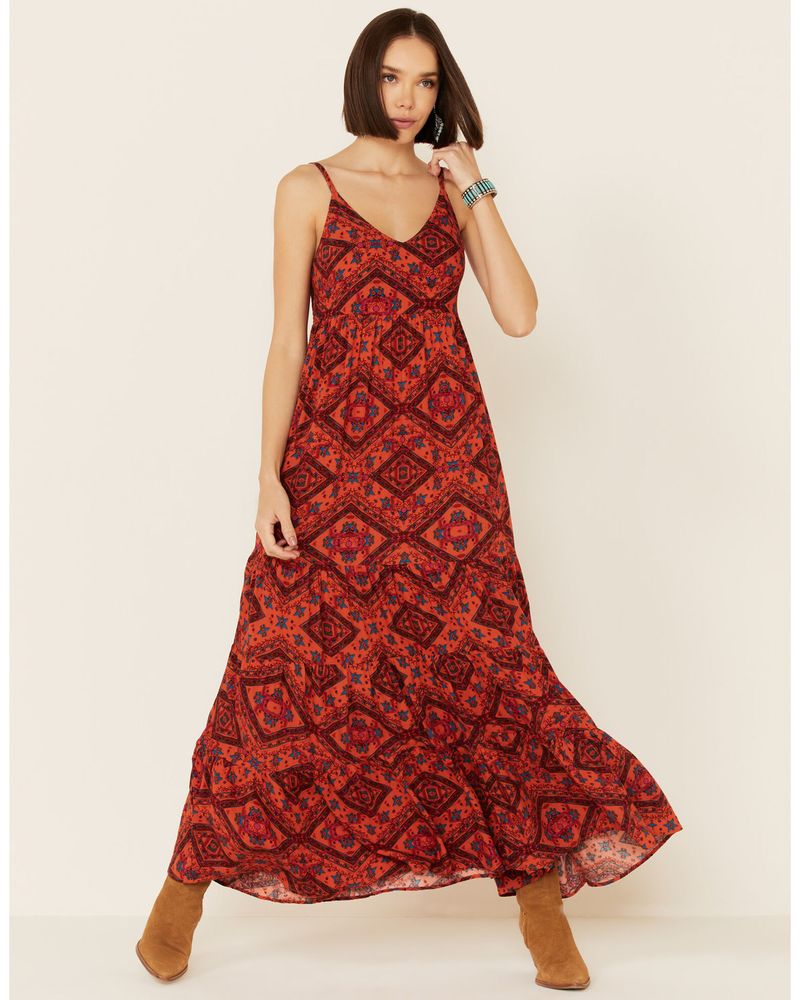 Shyanne Women's Chili Tile Dress