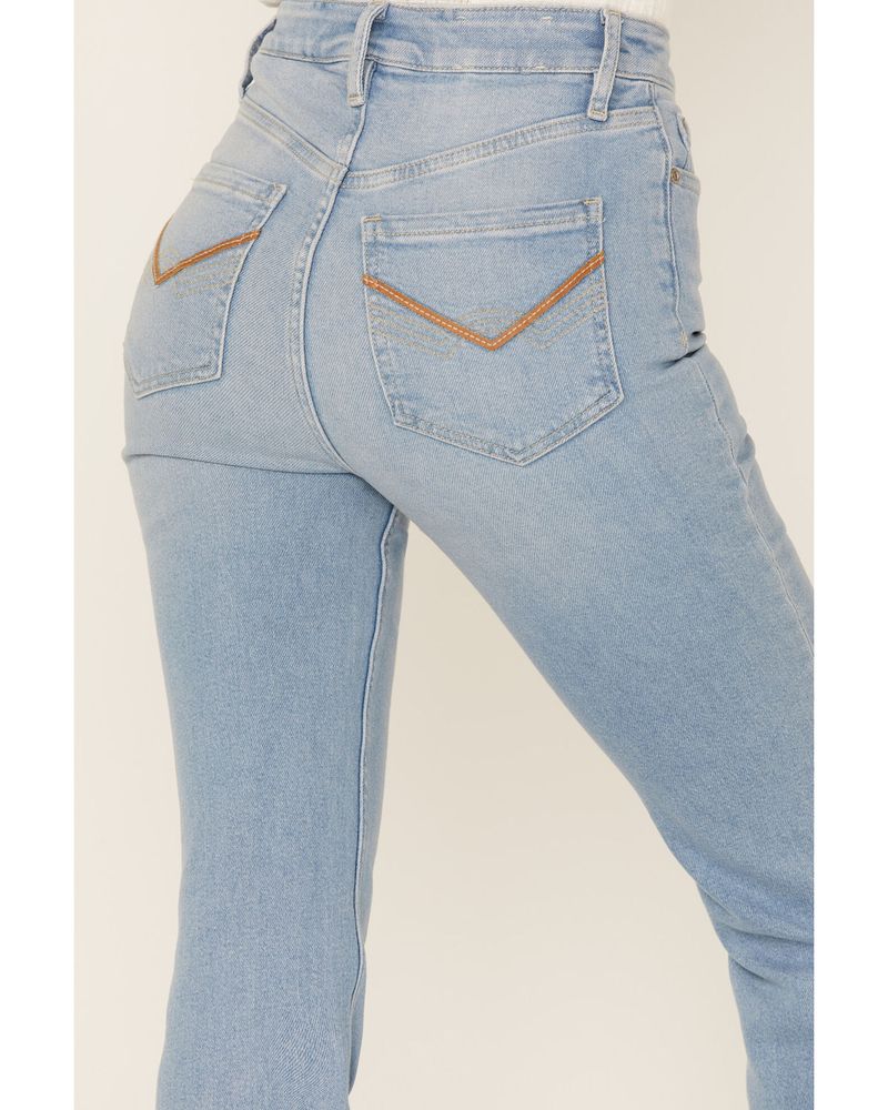 Women's Recover High Rise Bootcut Blue Jeans