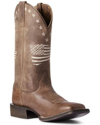 Ariat Women's Circuit Patriot Western Boots - Broad Square Toe