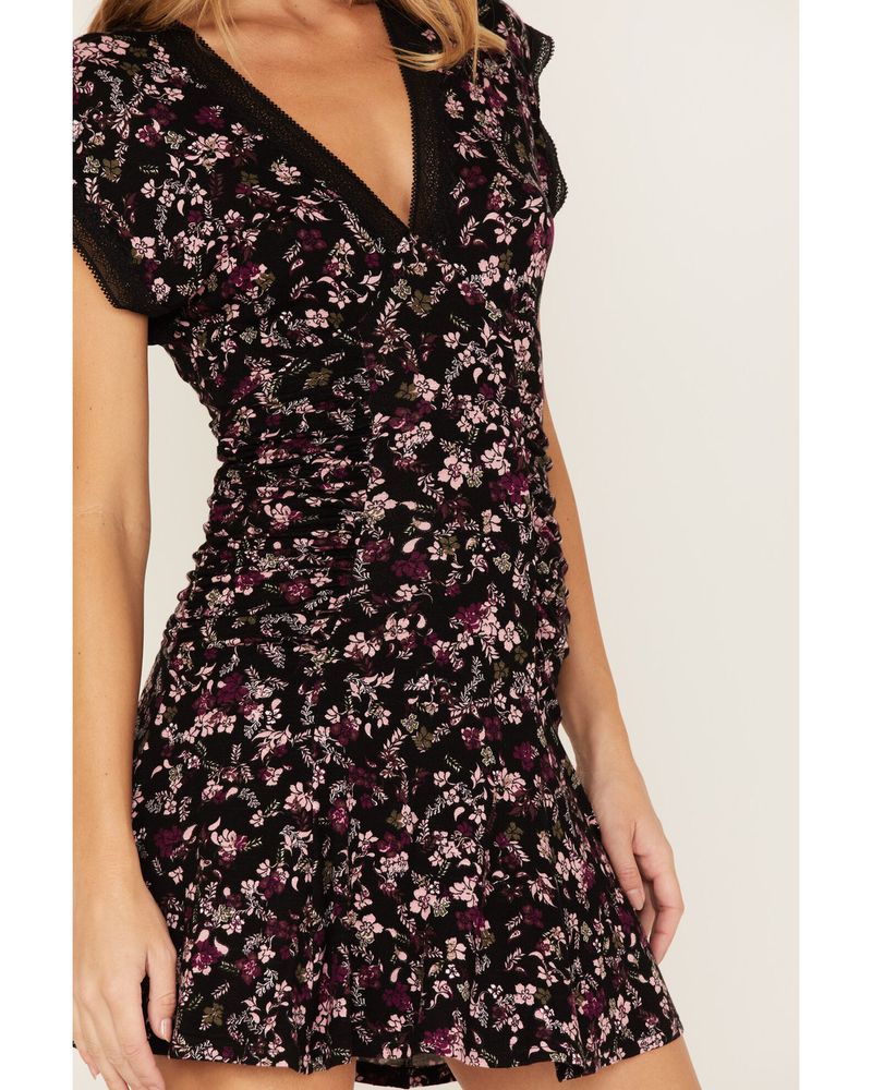 Idyllwind Women's Floral Print Ruched Dress