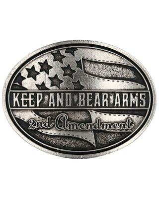Montana Silversmiths Men's Keep & Bear Belt Buckle