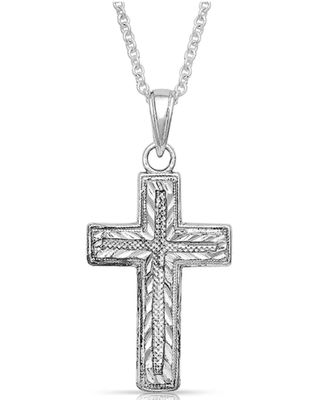 Montana Silversmiths Women's Captured In The Faith Cross Necklace
