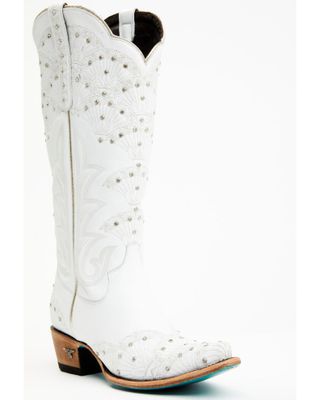 Boot Barn X Lane Women's Exclusive Calypso Leather Western Bridal Boots - Snip Toe