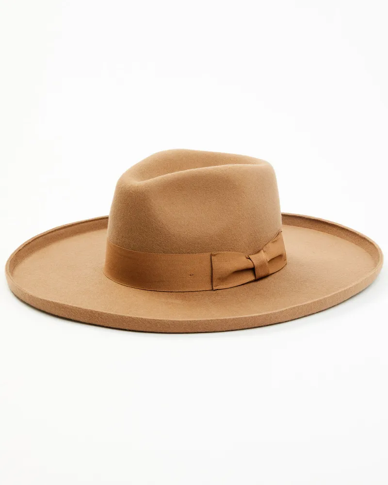 Plus Size - Tan Felt Panama Hat - Torrid