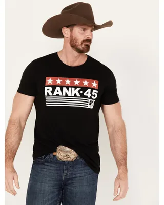 RANK 45® Men's Star Logo Short Sleeve Graphic T-Shirt