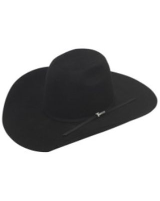 Twister Men's 6X Fur Felt Simple Ribbon Western Hat