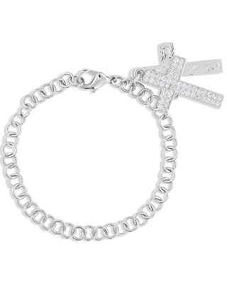 Montana Silversmiths Women's Country Charm Cross Bracelet