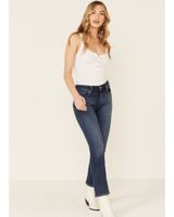 Levi's Women's Classic Straight Mid Rise Maui Waterfall Jeans