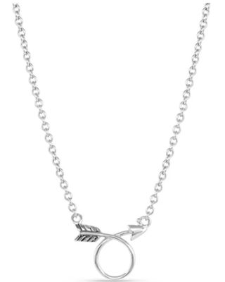 Montana Silversmiths Women's Dosey Doe Silver Arrow Necklace