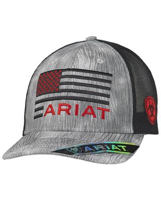 Ariat Men's Flag Shield Logo Ball Cap