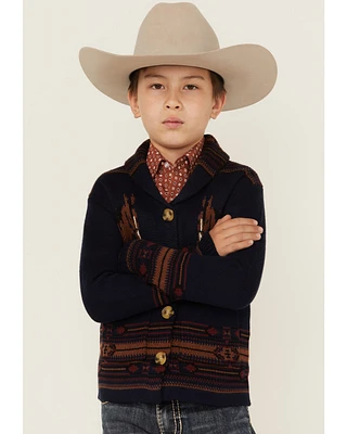 Cotton & Rye Boys' Horse Print Cardigan