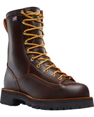 Danner Men's Rain Forest 8" Work Boots - Round Toe