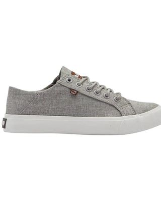 Lamo Footwear Girls' Grey Canvas Sneakers