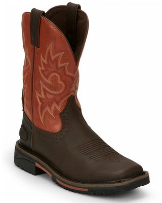 Justin Men's Joist Western Work Boots - Soft Toe