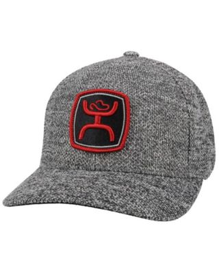 Hooey Men's Gray Zenith Embroidered Logo Trucker Cap