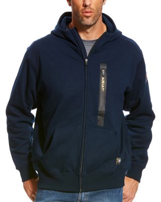 Ariat Men's Rebar Full Zip Hooded Work Sweatshirt