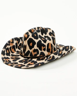 Shyanne Women's Leopard Print Cowboy Hat