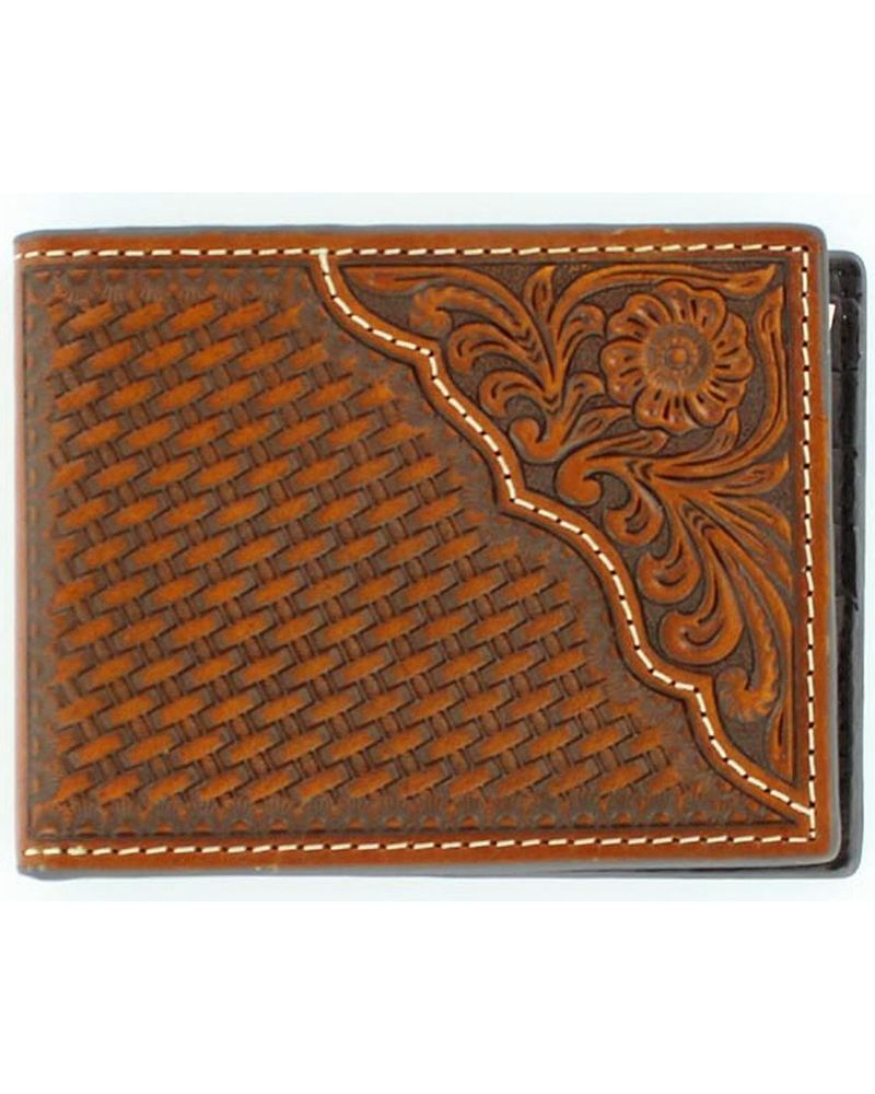 Nocona Men's Leather Bi-Fold Wallet