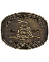 Montana Silversmiths Men's Don't Tread on Me Attitude Buckle