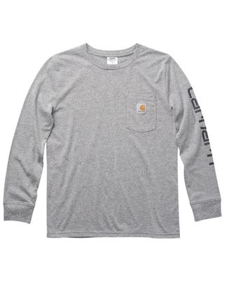 Carhartt Boys' Graphic Logo Long Sleeve T-Shirt