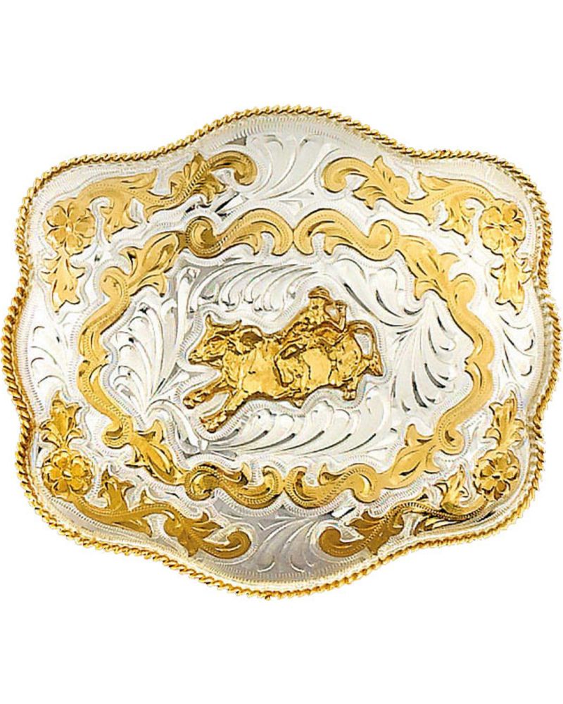 Western Express Men's Extra Large Bullrider Belt Buckle