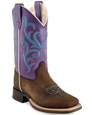 Old West Girls' Western Boots - Square Toe