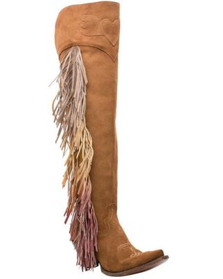 Junk Gypsy by Lane Women's Spirit Animal Suede Western Boots - Snip Toe