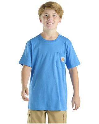 Carhartt Little Boys' Solid Short Sleeve Pocket T-Shirt