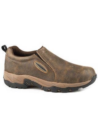 Roper Men's Air Vintage Leather Slip-On Shoes - Round Toe