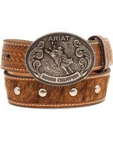 Ariat Boys' Faux Calf Hair Belt