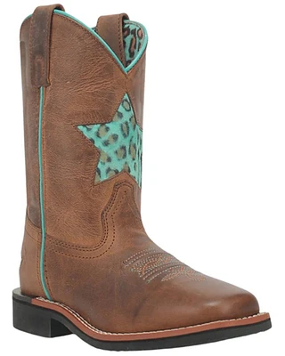 Dan Post Girls' Shoot For The Stars Western Boots - Square Toe