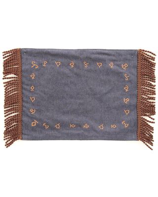 Western Moments Branded Denim Placemats - Set of 4