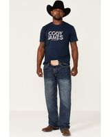 Cody James Men's Navy Southwestern Logo Short Sleeve T-Shirt
