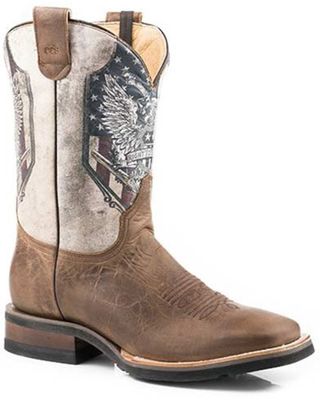 Roper Men's 2nd Amendment Western Boots - Broad Square Toe