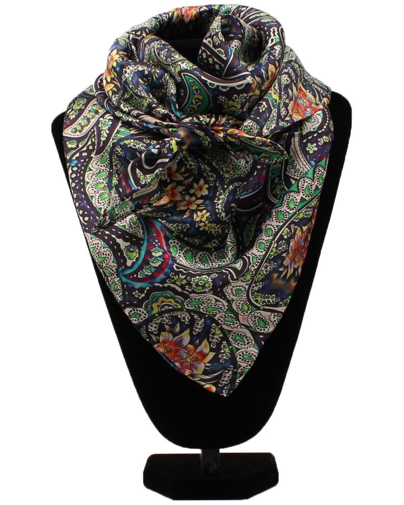 M&F Western Women's Floral Wild Rag Scarf